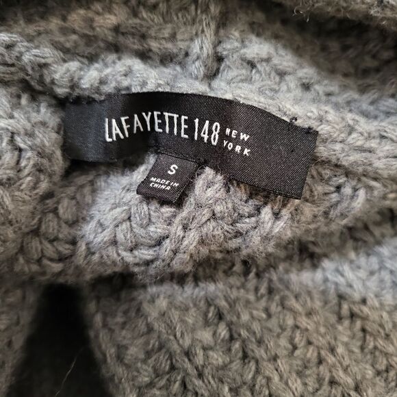 Lafayette 148 cashmere blend twist shawl collar cardigan - Picture 6 of 7